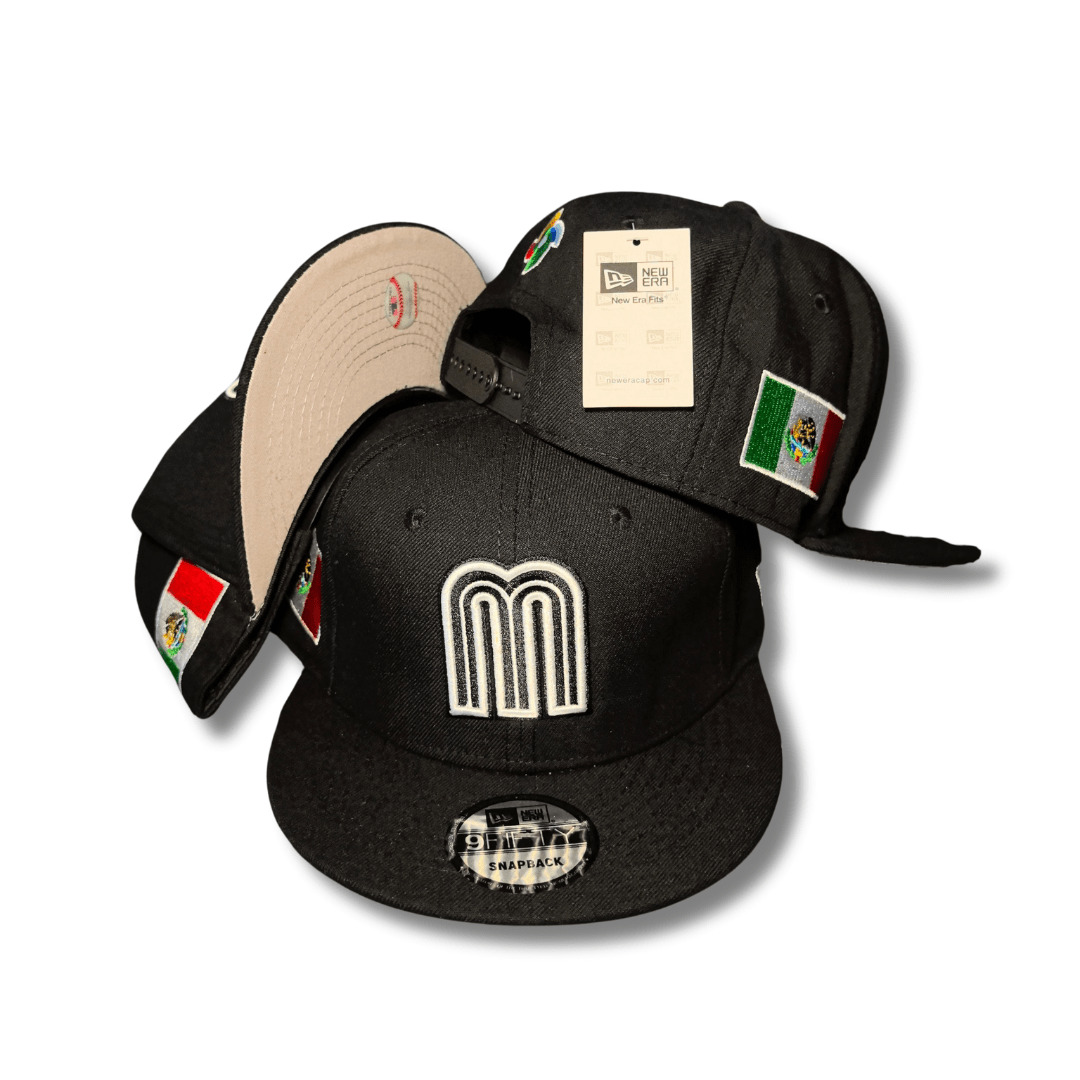 New Era 59Fifty Mexico World Baseball Classic Hat Black – Snapback Cap